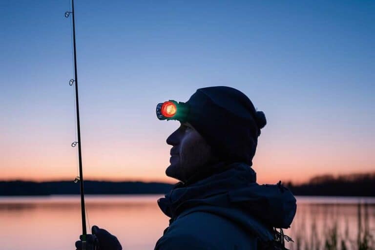 Mehr über den Artikel erfahren Kopflampe zum Angeln mit Rotlicht